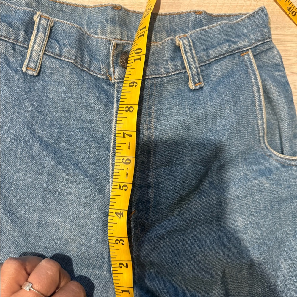 Women's Vintage 70s Levi's bell bottom trouser jeans - Picture 11 of 14